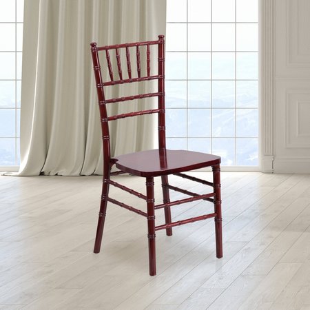 FLASH FURNITURE HERCULES Series Mahogany Wood Chiavari Chair 2-XS-MAHOGANY-GG